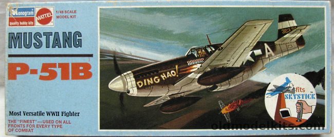 Monogram 1/48 Mustang P-51B Ding Hao - Blue Box Issue, 6806 plastic model kit